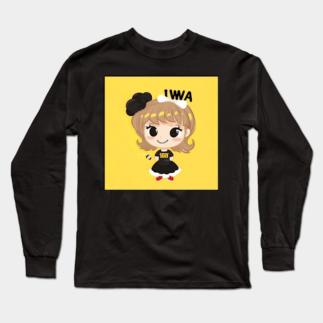 Iowa Long Sleeve T-Shirt by ComicsFactory